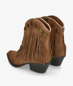 Botines EVA PARIS 29758 en serraje cuero