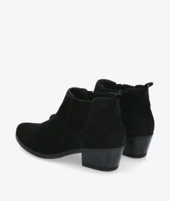 Botines Funny Lola 3450 en serraje negro