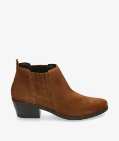 Botines Funny Lola 3450 en serraje cuero