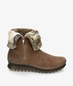 Botines Igi&Co 6658744 en serraje taupe