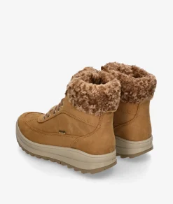 Botines Imac 658478 en nobuck camello