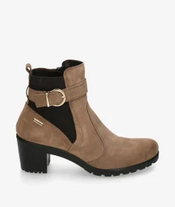 Botines Imac 855168 en serraje taupe