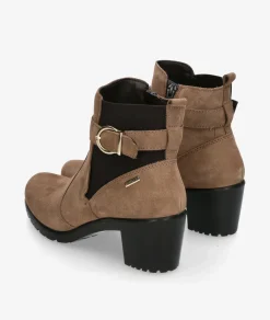 Botines Imac 855168 en serraje taupe