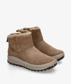 Botines Imac 859009 en serraje taupe