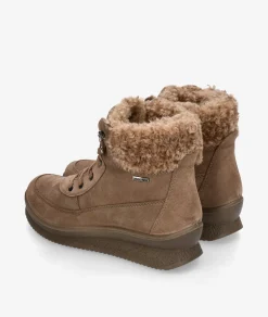 Botines Imac 856669 en serraje taupe