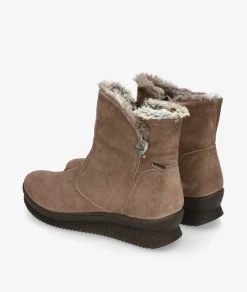Botines Imac 856699 en serraje taupe