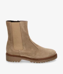 Botines Kénnebec 572 en serraje taupe