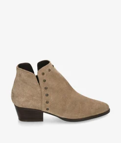 Botines Kénnebec 954 TACHAS en serraje taupe