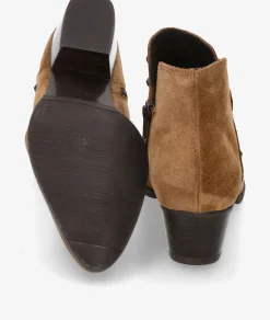 Botines Kénnebec 954 TACHAS en serraje cuero