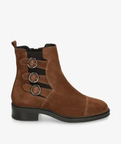 Botines LOL LUAR 7443 en serraje taupe