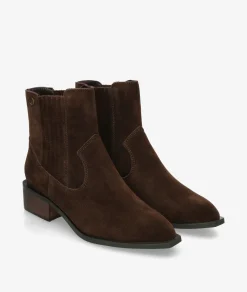 Botines pabloochoa.shoes SS814 en serraje marrón