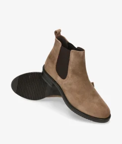 Botines pabloochoa.shoes 34779-R en serraje taupe