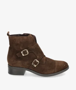 Botines pabloochoa.shoes 36020 en serraje marrón