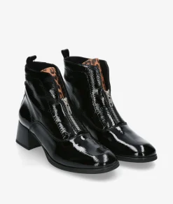 Botines pabloochoa.shoes 4463 en charol negro