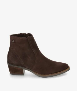 Botines pabloochoa.shoes 3501 en serraje marrón