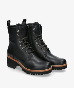 Botines Panamá Jack PADMA B11 en negro