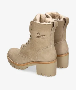 Botines Panamá Jack PADMA B10 en nobuck piedra