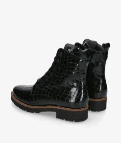 Botines Pitillos 10774 en charol negro