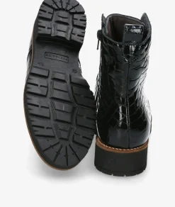 Botines Pitillos 10774 en charol negro