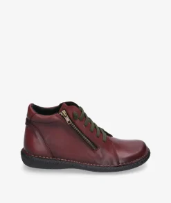 Botines Rhostock 13580 en burdeos