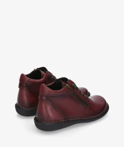 Botines Rhostock 13580 en burdeos