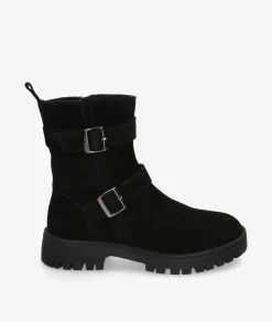 Botines St. Gallen MIMOC-01 en serraje negro