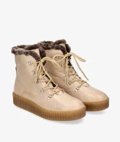 Botines Traveris B-2998 en hueso