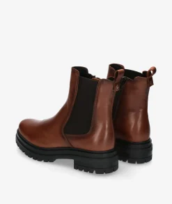 Botines Traveris B-3503-A en cuero