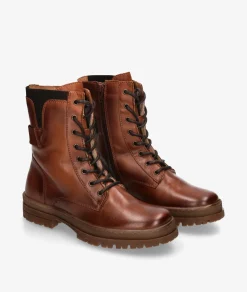 Botines Traveris IB-24178 en cuero