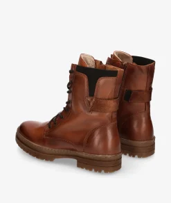 Botines Traveris IB-24178 en cuero