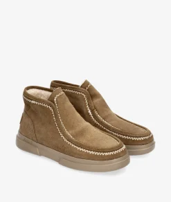 Botines Walk in Pitas ASPEN en serraje cuero