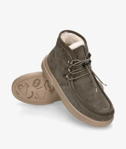 Botines Walk in Pitas ONTARIO en serraje gris