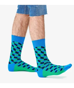 Calcetínes unisex HAPPY SOCKS FIO01-6400 en azul marino