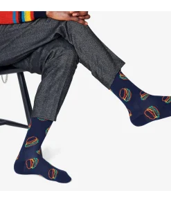 Calcetínes unisex HAPPY SOCKS LUT01-6500 en azul marino