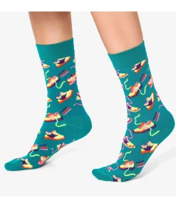 Calcetínes unisex HAPPY SOCKS RFI01-7500 en verde