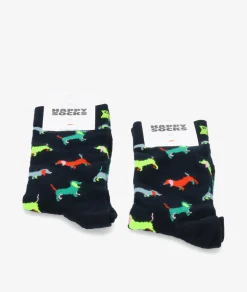 Calcetínes unisex HAPPY SOCKS PUL01-6500 en azul marino
