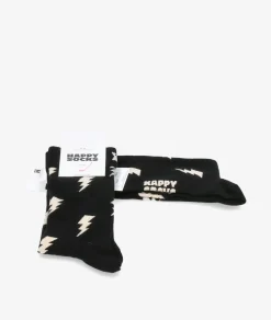 Calcetínes unisex HAPPY SOCKS P000132 en negro