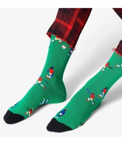 Calcetínes unisex HAPPY SOCKS FOO01-7300 en verde