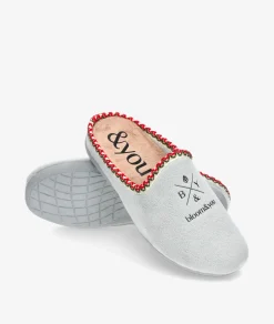 Chinela bloom&you BLOOM ETHNIC SLIPPERS en gris