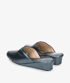 Chinela KOSMA 6558 en jeans metalizado