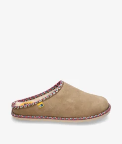Chinela Nordikas 2090 en serraje taupe