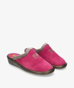 Chinela Nordikas 238-O/8 en serraje fucsia