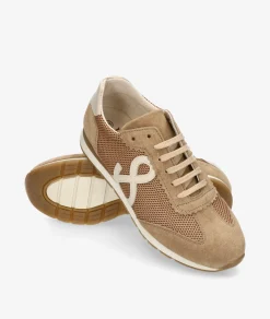 Deportivos bloom&you VERA en serraje camel