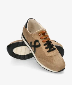 Deportivos bloom&you VERA en serraje taupe