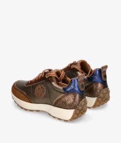 Deportivos Carmela 162699 en taupe metalizado