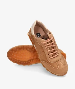 Deportivos Hispanitas HV264502 en serraje camel