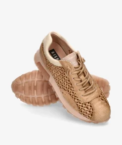 Deportivos Hispanitas RHV264741 en camel