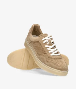 Deportivos Hobb's A4706A0703 HOBBS-7 en serraje taupe