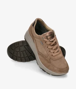 Deportivos Igi&Co 8657022 en serraje taupe
