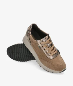 Deportivos Imac 858239 en serraje taupe